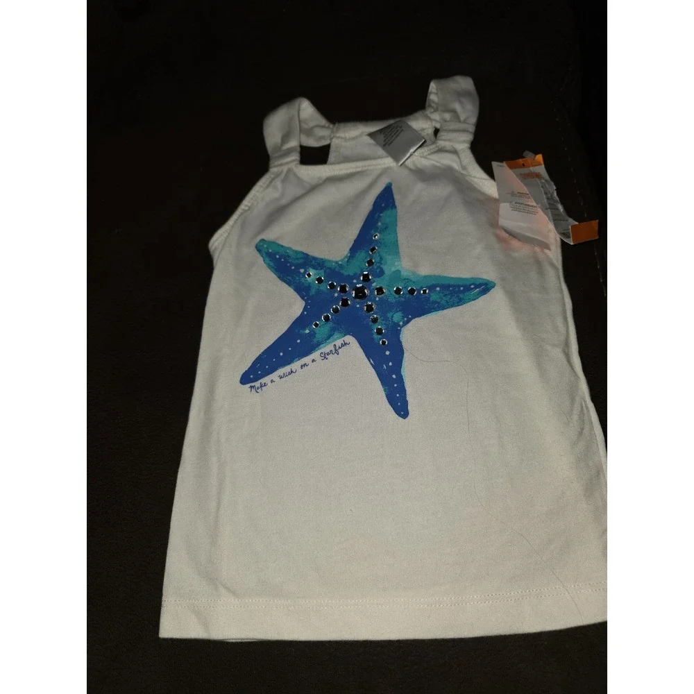 Gymboree seaside stroll make a wish on starfish top size 4 nwt